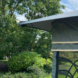 ZUN 13x10 Outdoor Patio Gazebo Canopy Tent With Ventilated Double Roof And Mosquito net W41934252