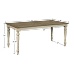 ZUN Rectangular Wood Dining Table B03549011
