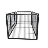 ZUN Dog Playpen Designed for Camping, Yard , 28" Height for Medium/Small Dogs, 4Panels W1364123388