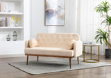 ZUN COOLMORE Velvet Sofa , Accent sofa .loveseat sofa with metal feet W39538889