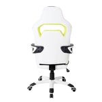 ZUN Techni Mobili Ergonomic Essential Racing Style Home & Office Chair, White RTA-2021-WHT