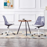 ZUN Modern family Office chair, midnight blue, adjustable 360 &deg; swivel chair, engineering plastic W1151119886