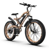 ZUN AOSTIRMOTOR 26" 1500W Electric Bike Fat Tire 48V 15AH Removable Lithium Battery for Adults S18-1500W 29616209