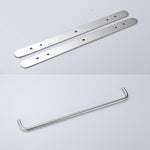 ZUN 304 Stainless Steel Hand Polishing Finished Three Stagger Layers Towel Bars Towel Rack Wall Mounted 18037980