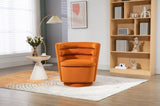 ZUN COOLMORE Barrel Chair, Comfy Round Accent Chair with storage for Living Room, 360 Degree W1539102566