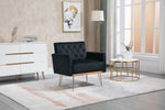 ZUN COOLMORE Accent Chair ,leisure single sofa with Rose Golden feet W39577694