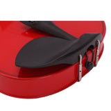 ZUN New 4/4 Acoustic Violin Case Bow Rosin Red 26744374