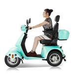 ZUN Fastest Mobility Scooter With Four Wheels For Adults & Seniors, Red W1171122063