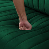 ZUN The green sofa without armrests is not sold separately and needs to be combined with other parts or W71443523