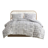 ZUN Clip Jacquard Comforter Set B03595991