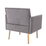 ZUN COOLMORE Accent Chair ,leisure single sofa with Rose Golden feet W153981348