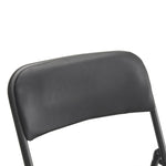 ZUN 6 Pack Metal Folding Chairs with Padded Seat and Back, for Home and Office, Indoor and Outdoor 45950333