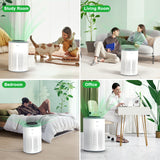 ZUN Air Purifier, Air Cleaner Large Room Bedroom Up To 1100 sq. ft, VEWIOR H13 True HEPA Air Filter 50005265