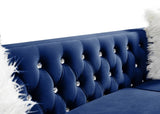 ZUN 2066 Two-seat Sofa - Navy Blue W112866242