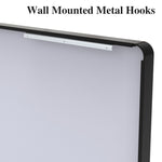 ZUN Oversized Bathroom Mirror with Removable Tray Wall Mount Mirror,Vertical Horizontal Hanging Aluminum W708131926