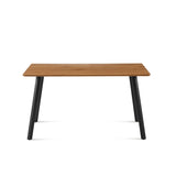 ZUN Modern Design Rectangle MDF Restaurant Wooden Dining Table With Metal Frame W116465707