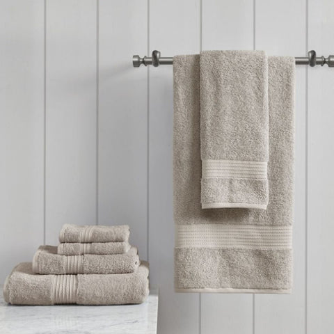 ZUN 6 Piece Organic Cotton Towel Set B03598770