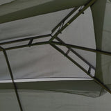 ZUN 13x10 Outdoor Patio Gazebo Canopy Tent With Ventilated Double Roof And Mosquito net W41934252