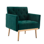 ZUN COOLMORE Accent Chair ,leisure single sofa with Rose Golden feet W153981347