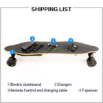 ZUN 600W*2 dual hub motors electric longboard 36V 9600mah battery electronic electric skateboard W34842892