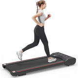 ZUN Under Desk Treadmill Machine 300 LB Capacity Walking Pad for Home Office W136255628