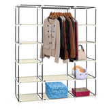 ZUN 69" Portable Clothes Closet Wardrobe Storage Organizer with Non-Woven Fabric Quick and Easy to 29697868