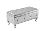 ZUN Storage Bench, Flip Top Entryway Bench Seat with Safety Hinge, Storage Chest with Padded Seat, Bed W135959017