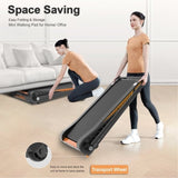 ZUN Under Desk Walking Pad, Treadmill 8% Incline 2.5HP 280LBS with Remote Control W136255630