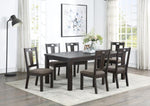 ZUN Simple 1pc Dining Table Pine Wood Rectangle Top Table w Leaf well-crafted chair legs Dining Room B011P144693