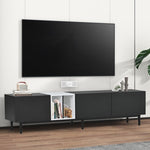ZUN Modern TV Stand for 80'' TV with 3 Doors, Media Console Table, Entertainment Center with Large WF302939AAB