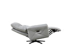 ZUN Recliner Chair With Dual Motor , Euro contemporary design , Adjustable Headrest, 360&deg; Swivel USB W820119427