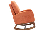 ZUN COOLMORE living room Comfortable rocking chair living room chair Orange W395104213