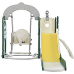 ZUN Toddler Slide and Swing Set 5 in 1, Kids Playground Climber Slide Playset with Telescope, PP321359AAL