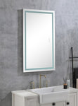 ZUN 36*24 LED Lighted Bathroom Wall Mounted Mirror with High Lumen+Anti-Fog Separately Control+Dimmer W2067124935