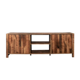 ZUN Farmhouse TV Stand, Wood Entertainment Center Media Console with Storage W33154189