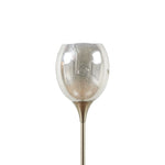 ZUN Uplight Floor Lamp with Mercury Glass Shade B03595709