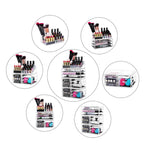 ZUN SF-1122-10 4Pcs / Set Plastic Cosmetics Storage Rack Transparent 88808568