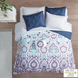 ZUN Boho Comforter Set with Bed Sheets B03595962