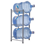 ZUN 3-Tier Water Rack Stainless Steel Heavy Duty Water Cooler Jug Rack 50233494