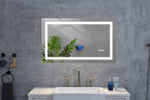 ZUN 48 x 24 Inch LED Mirror Bathroom Vanity Mirrors with Lights, Wall Mounted Anti-Fog Memory Large W1272125806