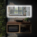 ZUN LED Bathroom Vanity Mirror with Light,60*28 inch, Anti Fog, Dimmable,Color Temper 5000K,Backlit + W1135P154209