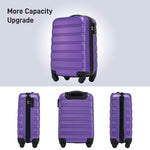 ZUN Hardshell Luggage Sets 20inches + Bag Spinner Suitcase with TSA Lock Lightweight PP309431AAI