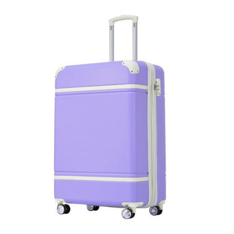 ZUN 20 IN Luggage 1 Piece with TSA lock , Lightweight Suitcase Spinner Wheels,Carry on Vintage PP321683AAI