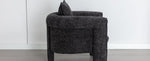 ZUN Modern Style Accent Chair Armchair for Living Room, Bedroom, Guest Room,Office,Rock Black WF315696AAK