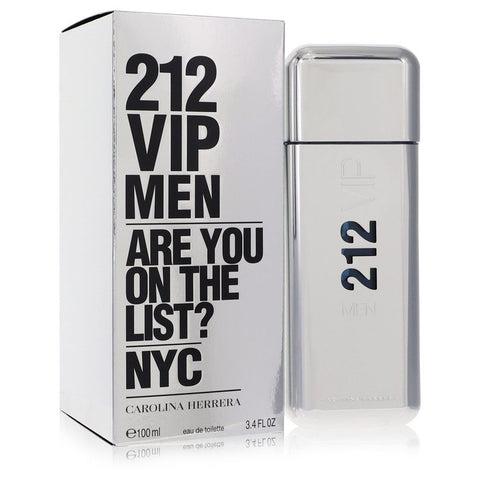 212 Vip by Carolina Herrera Eau De Toilette Spray 3.4 oz for Men FX-492572