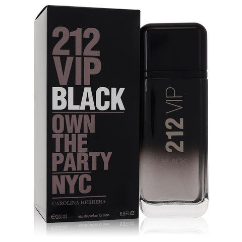 212 VIP Black by Carolina Herrera Eau De Parfum Spray 6.8 oz for Men FX-541485