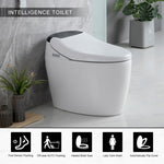 ZUN Smart Toilet with Bidet Built in, Smart Bidet Toilet Seat with AUTO Open&Close and Remote Control, W1872115354