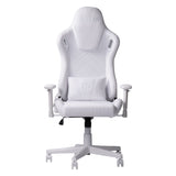 ZUN Techni Sport TSF45C Velvet Memory Foam Gaming Chair – White B031123716