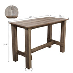 ZUN Dining Table Kitchen Table Multifuntional Desk For Living Room Dining Room - Light Brown W2181P145313