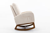 ZUN COOLMORE living room Comfortable rocking chair living room chair Beige W39540708